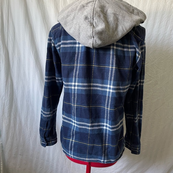 DC Plaid Shirt w/ Hood - Picture 3 of 7